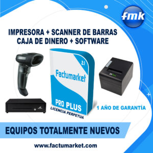combo-impresora-scanner-software-PRO-PLUS Combo Completo Lector-Impresora-Caja-Factumarket *
