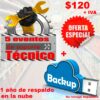 Eventos de soporte tecnico + respaldo en la nube
