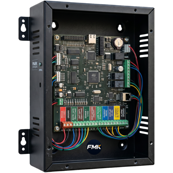 gabinete fmk logo Controlador Central de Hardware FMK Parking